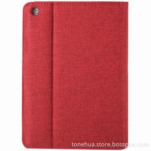 Hot Linen Bracket Leather Case for iPad Mini, with Detachable Wireless Bluetooth
